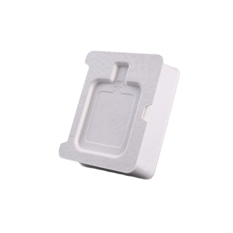 Envase de perfume de pulpa moldeada con tapa y base personalizadas