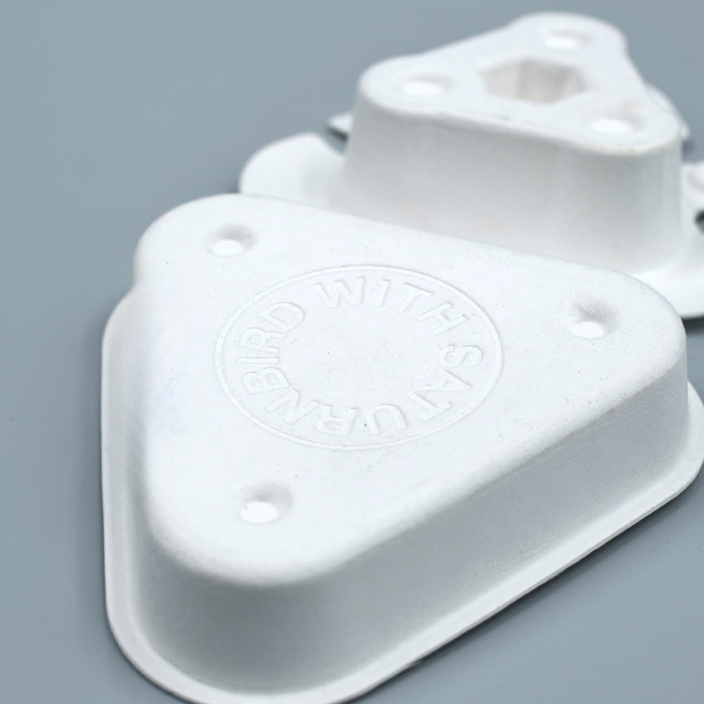 Caja de embalaje de pulpa de caña de azúcar con accesorios de cargador inteligente reciclables