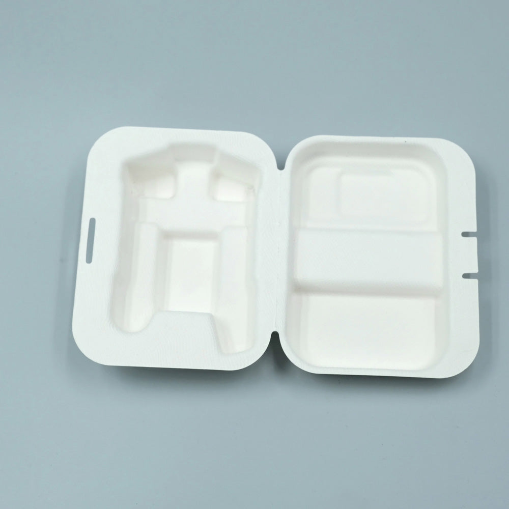100% Recyclable 3C Products Clamshell Paper Molded Packaging