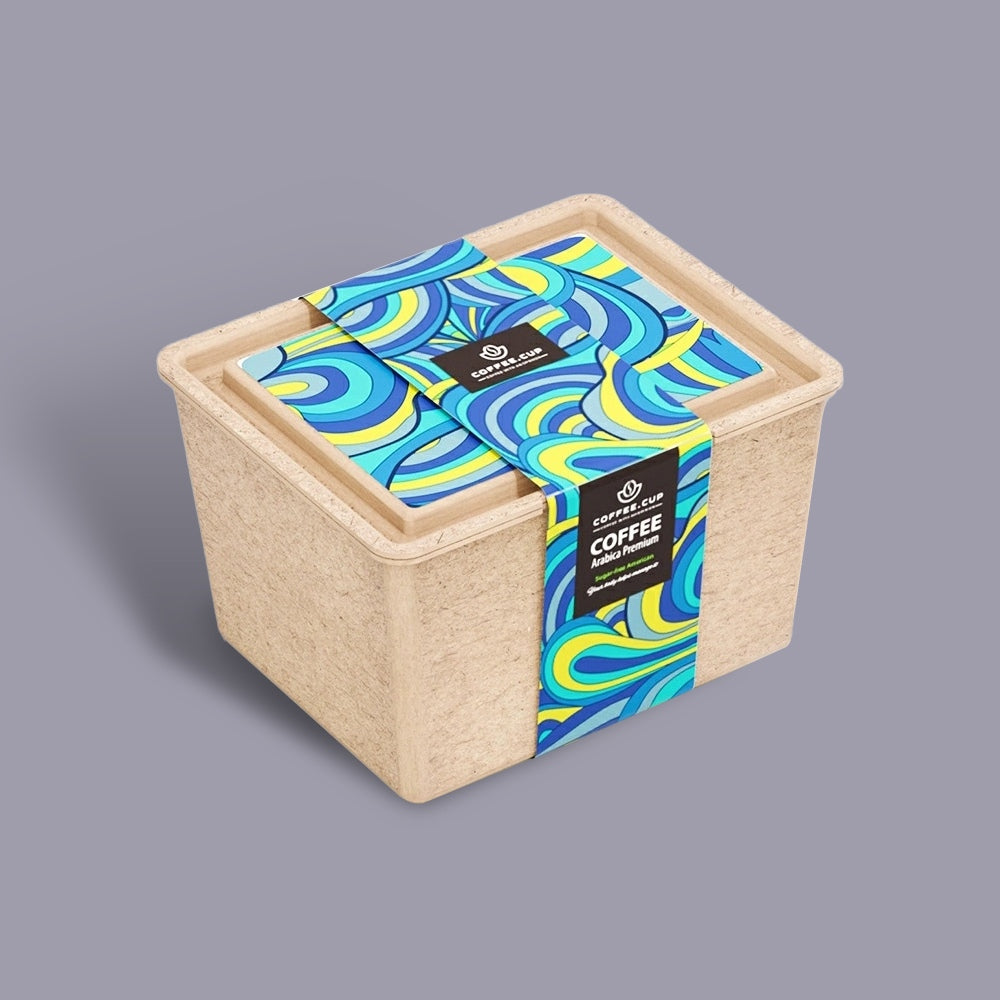 Instant Ear Coffee Molded Pulp Packaging Box With Sleeve Eco-friendly Coffee Packaging - Otarapack