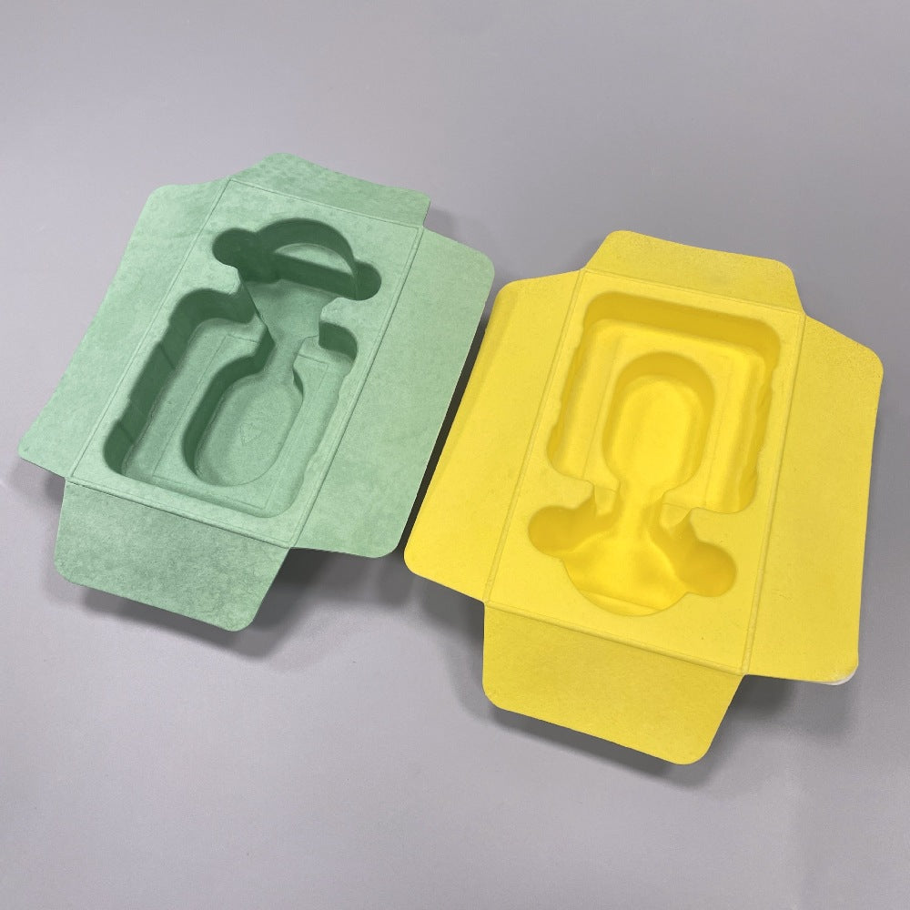 Bandeja contenedora para botellas de perfume ecológicas y sostenibles