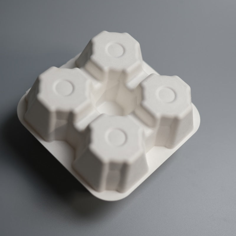 Envase premium de pulpa biodegradable para huevos