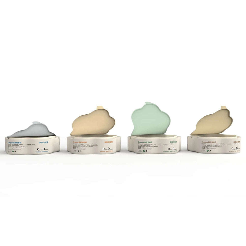 Paw Shaped Lid Compostable Pet Food Container