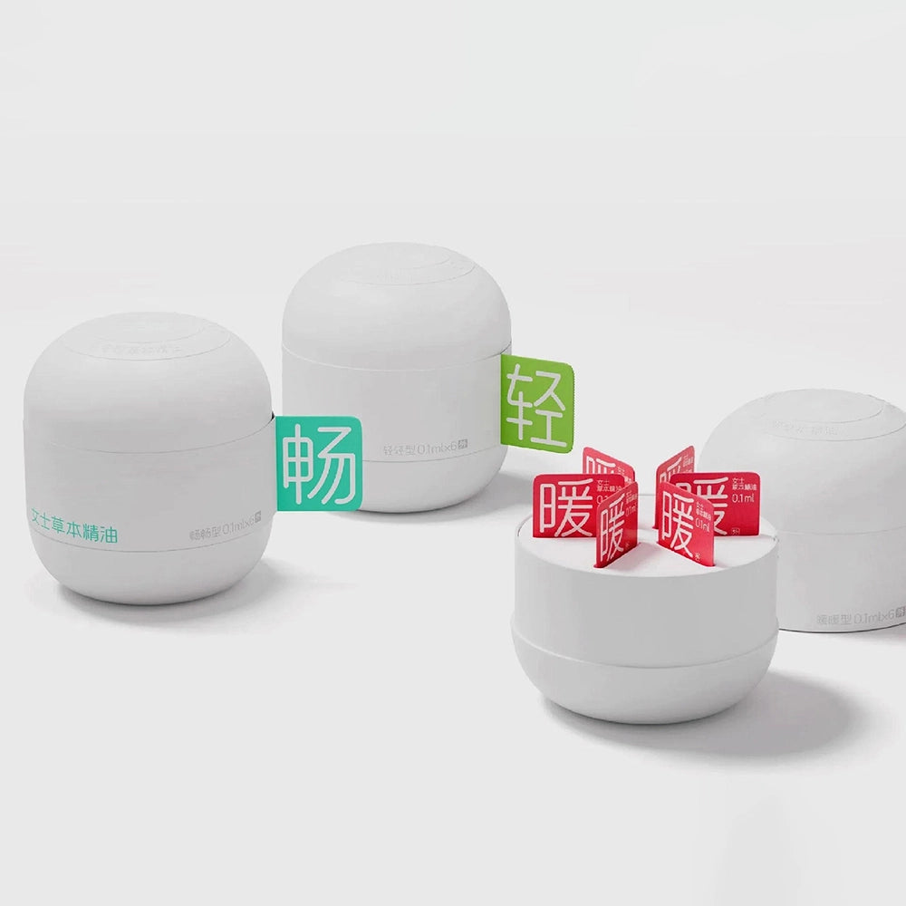 Round Pulp Box for Herbal Essential Oil