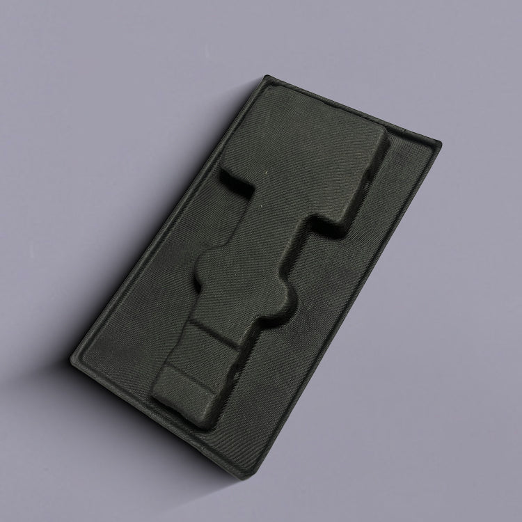 Bandeja de pulpa prensada en húmedo para secador de pelo, embalaje interior de cartón