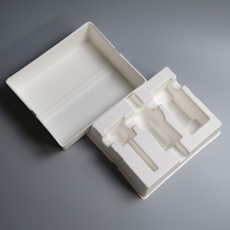 Sustainable Sugarcane Molded Packaging For Cosmetic