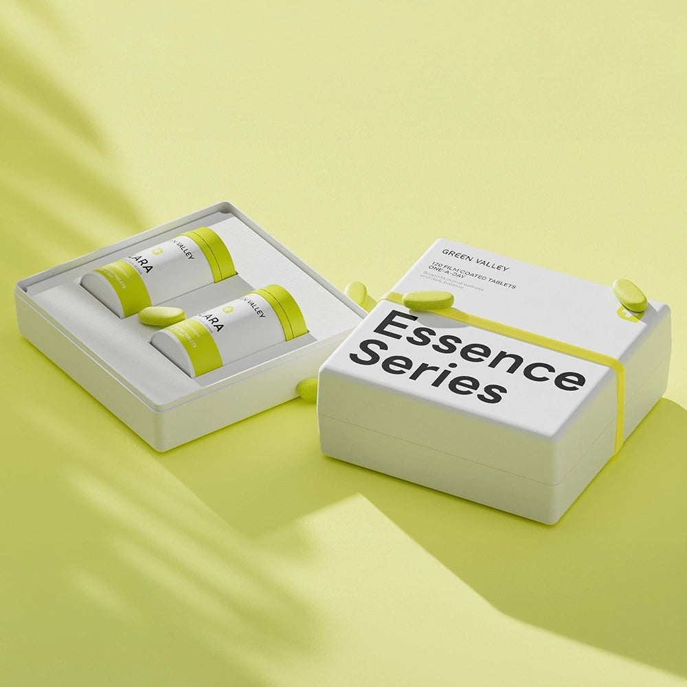 Yellow Minimalist Sustainable Supplement Packaging Wholesale - Otarapack