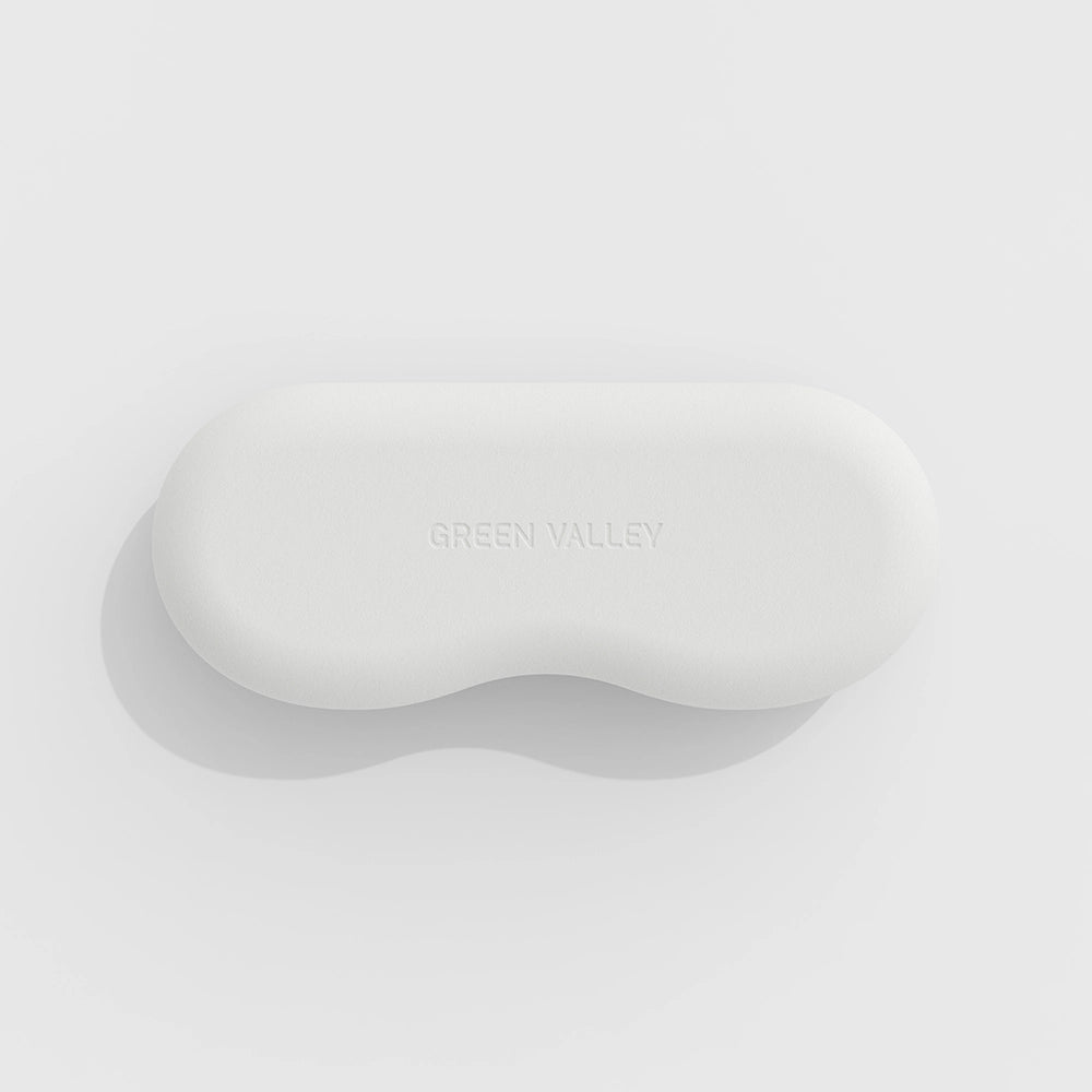 Double Layer Clamshell Sugarcane Glasses Case