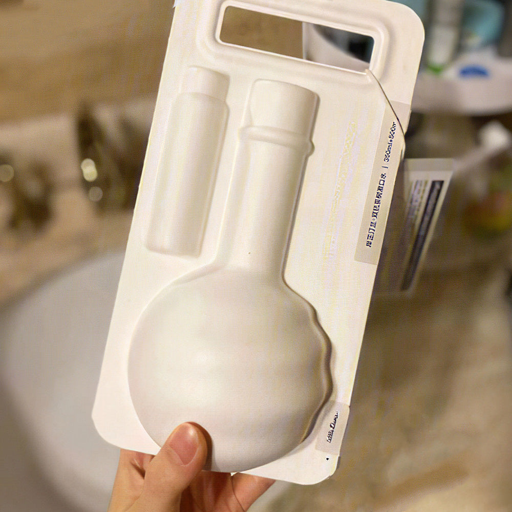 Sustainable Mouthwash Paper Pulp Boxes With Hang Tag