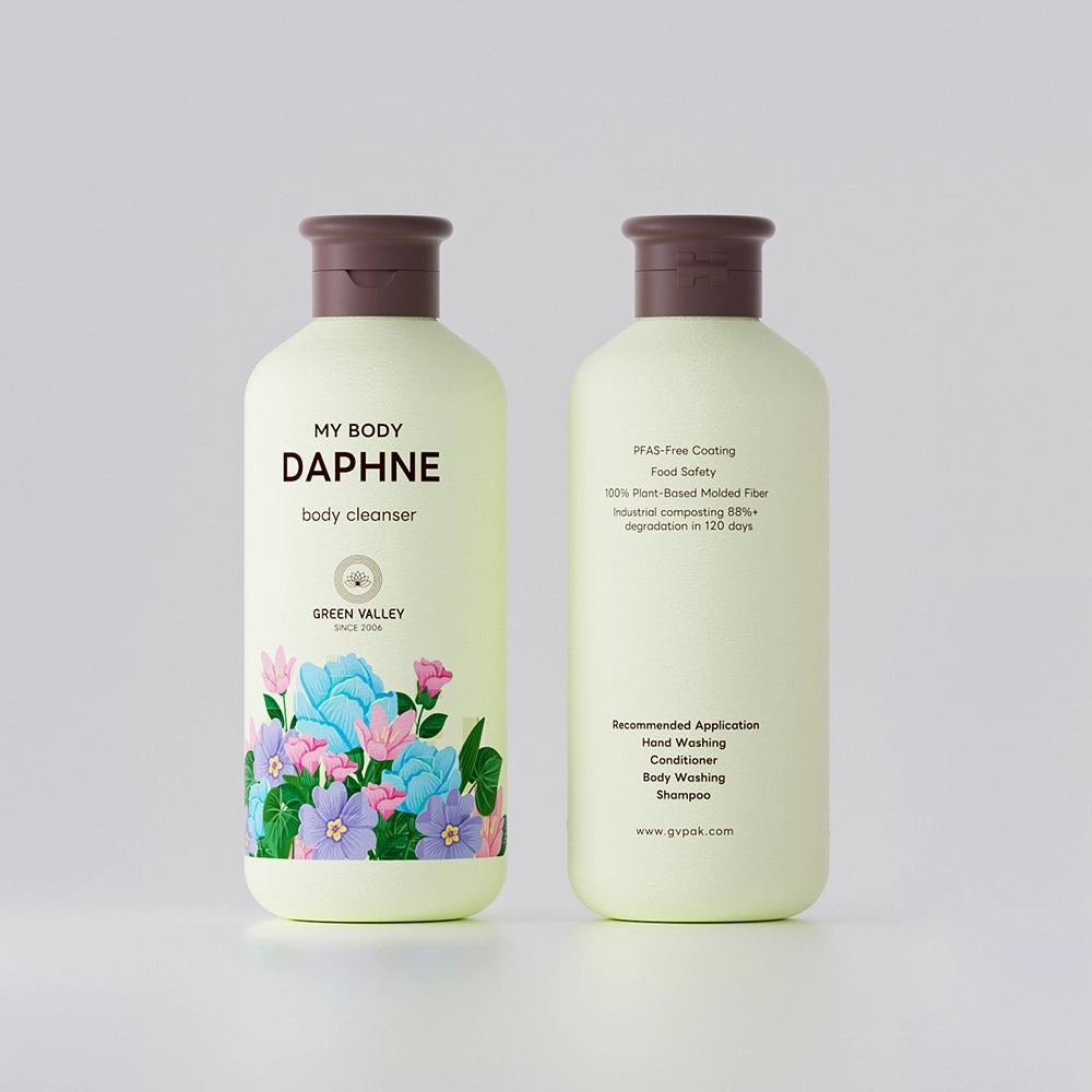 Molded Pulp Body Wash Paper Bottle