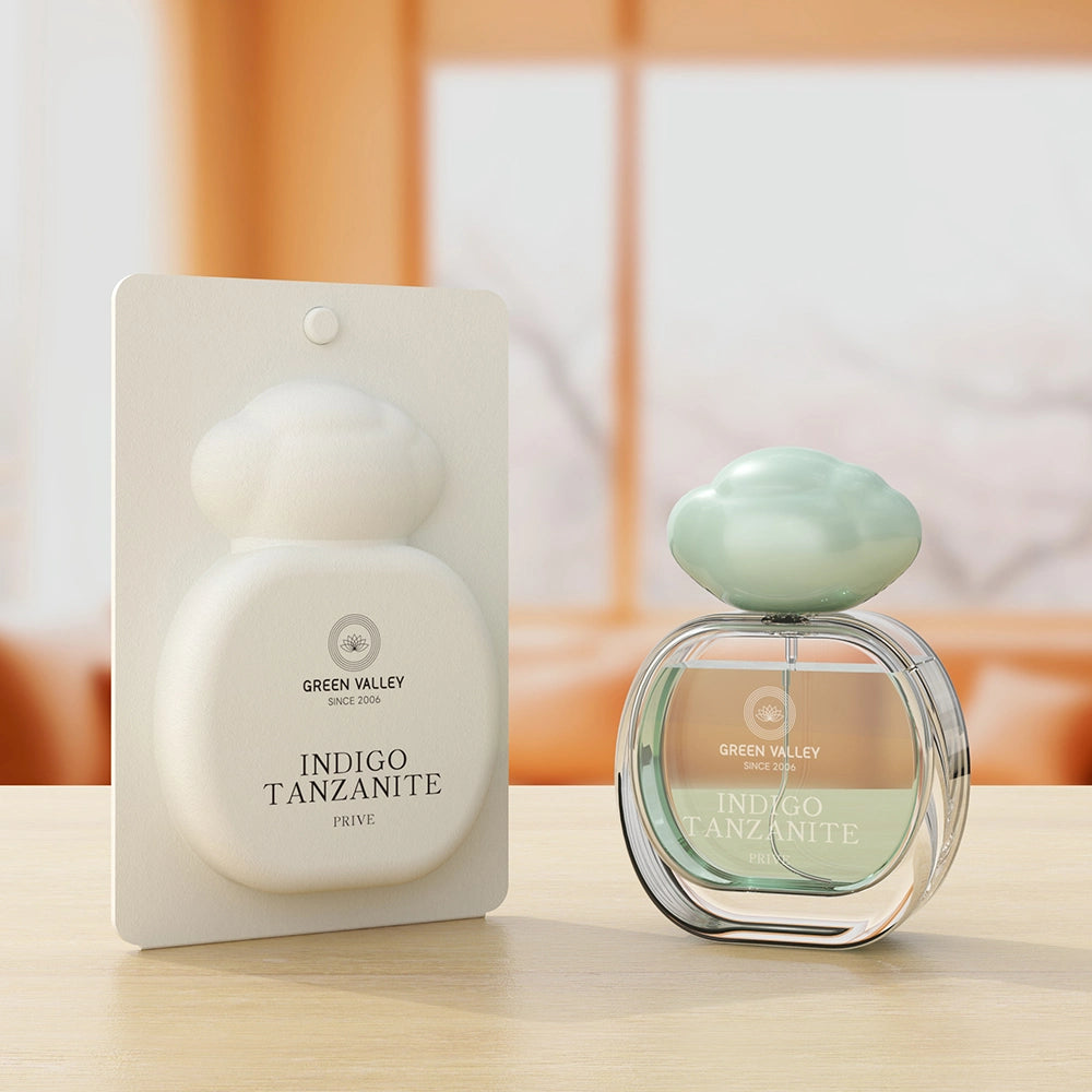 Bandeja de papel para perfumes sostenible con forma de nube