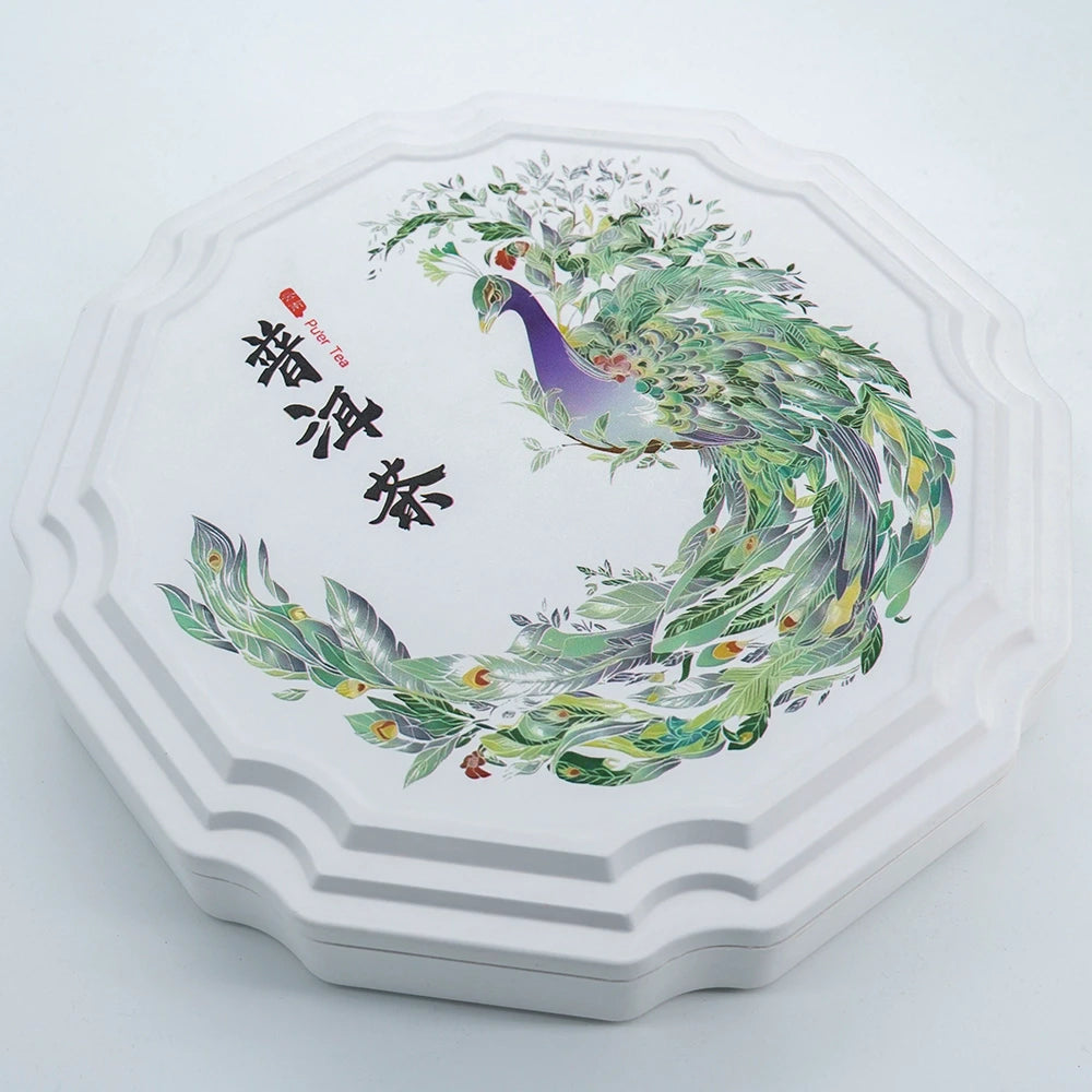 Round Lid Base Molded Pulp Box For Tea