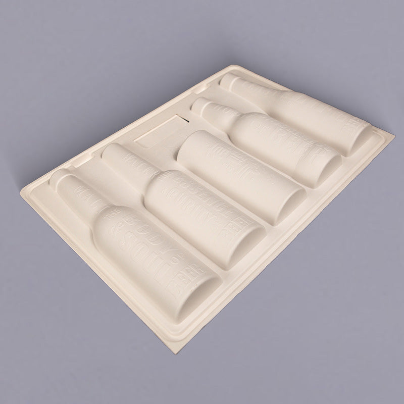 Clamshell Pulp Moulding Sustainable Beverage Packaging