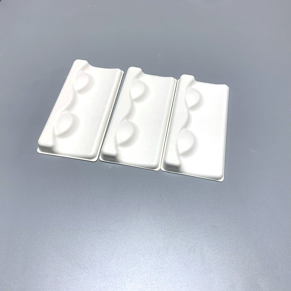 Soporte de pestañas de pulpa moldeada biodegradable para caja de embalaje de pestañas postizas