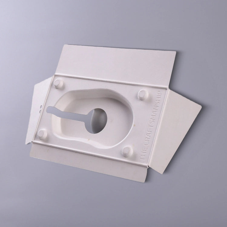 White Wet-pressed Wireless Mouse Insert Tray