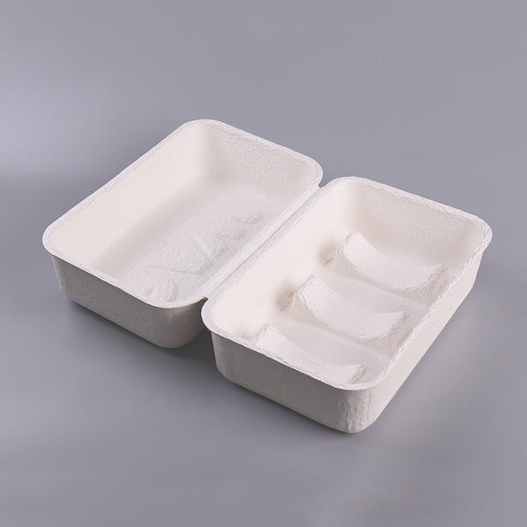 Caja de pulpa biodegradable para equipos de cámaras de belleza