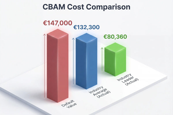 EU CBAM 2026: Cost Analysis for Pulp Molding Exporters - Default vs Actual Emissions Reporting