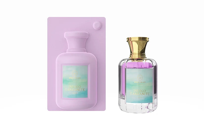 Pink-purple Perfume Packaging in a Dreamy Finish