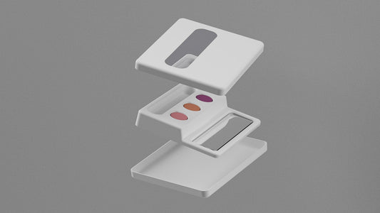 See Through Nature: The Structural Aesthetics of Windowed Eco-Makeup Palettes