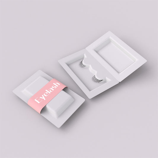 Eco Friendly Pulp Eyelash Packaging Boxes