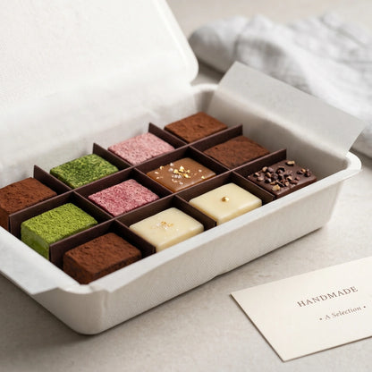Clamshell Chocolate Packaging Molded Pulp Box