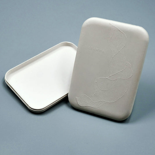 Eco-Friendly Skincare Mask Ultra-Thin Lid And Bottom Molded Pulp Packaging Box