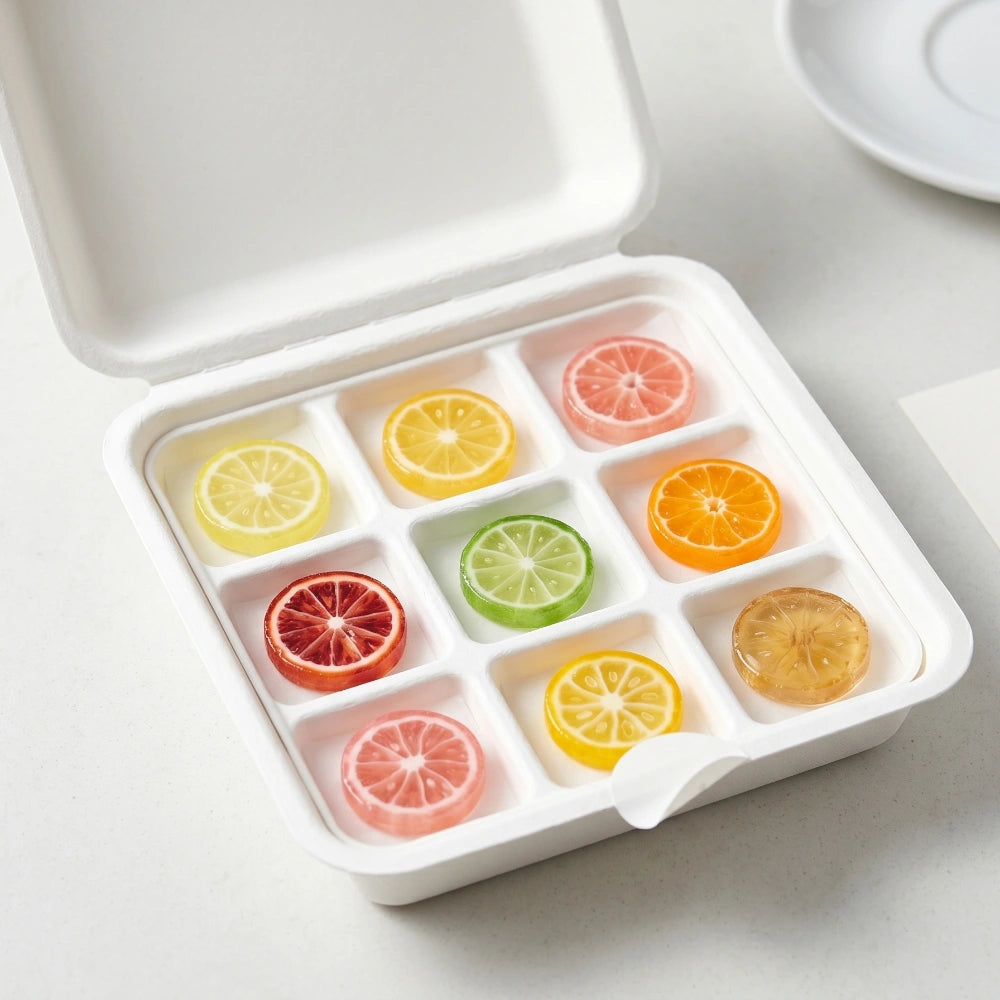Colorful Square Biodegradable Candy Packaging