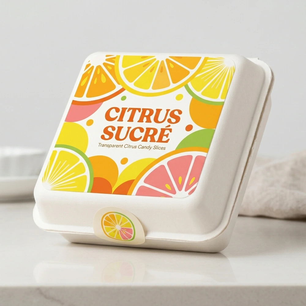 Colorful Square Biodegradable Candy Packaging