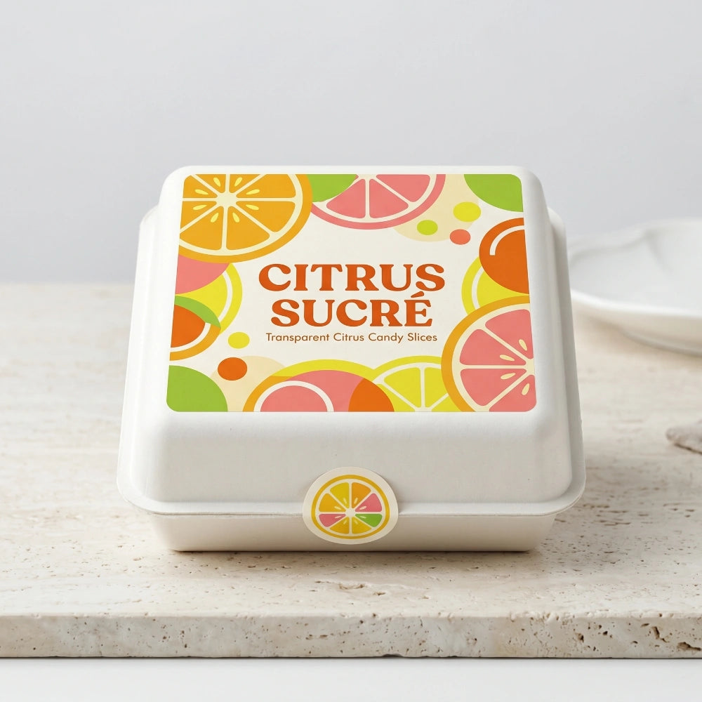 Colorful Square Biodegradable Candy Packaging