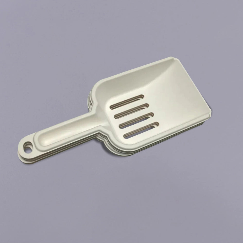 Bagasse Molded Pulp Cat Litter Scoop