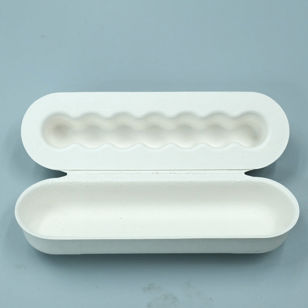 Arced Edge Biodegradable Eco-Friendly Packaging Box