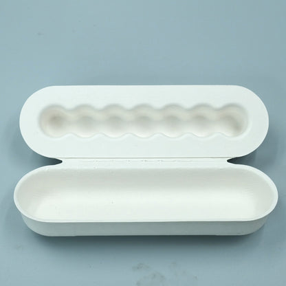 Arced Edge Biodegradable Eco-Friendly Packaging Box