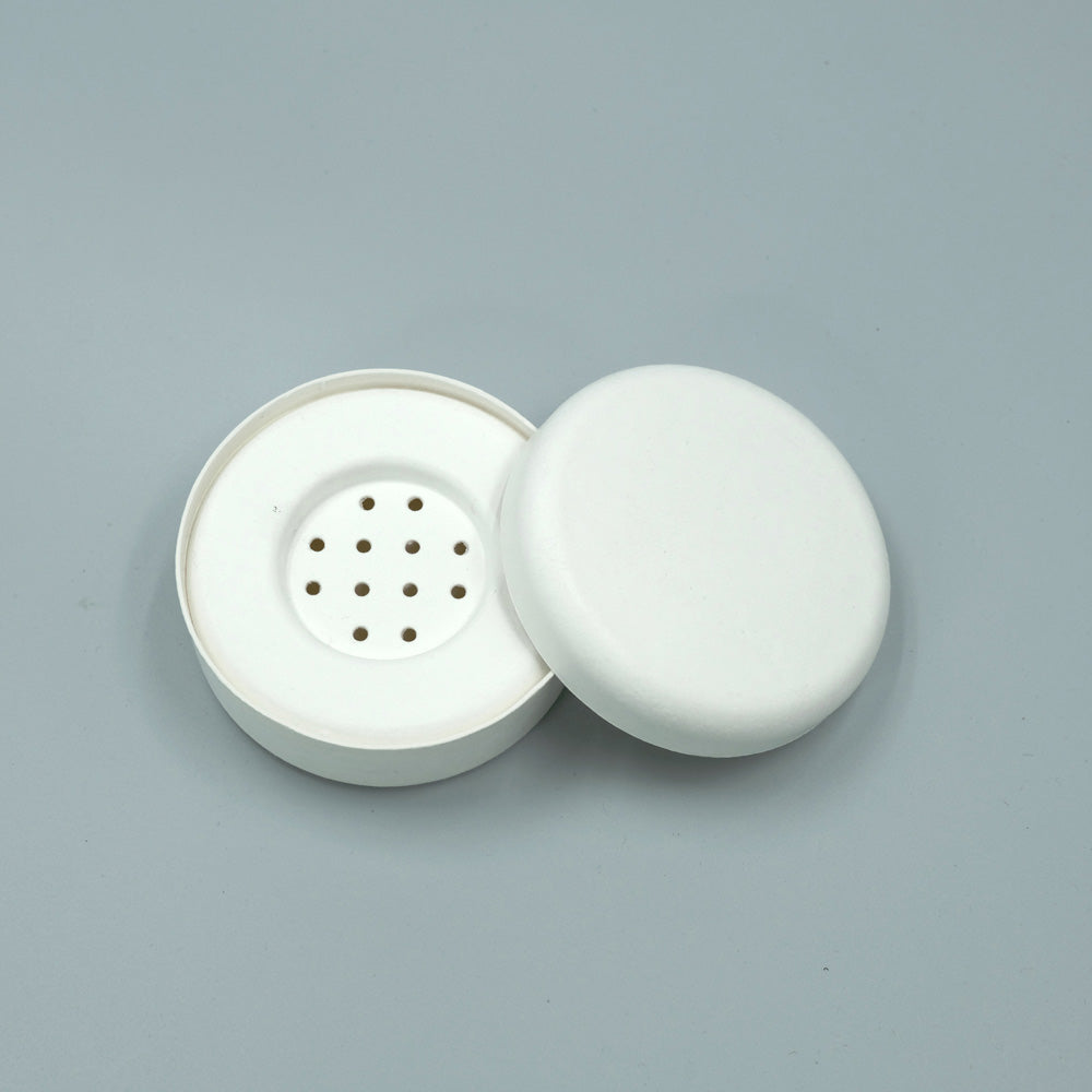 Biodegradable Powder Container OtaraPack | Biodegradable Sugarcane Paper Loose Powder Container ...