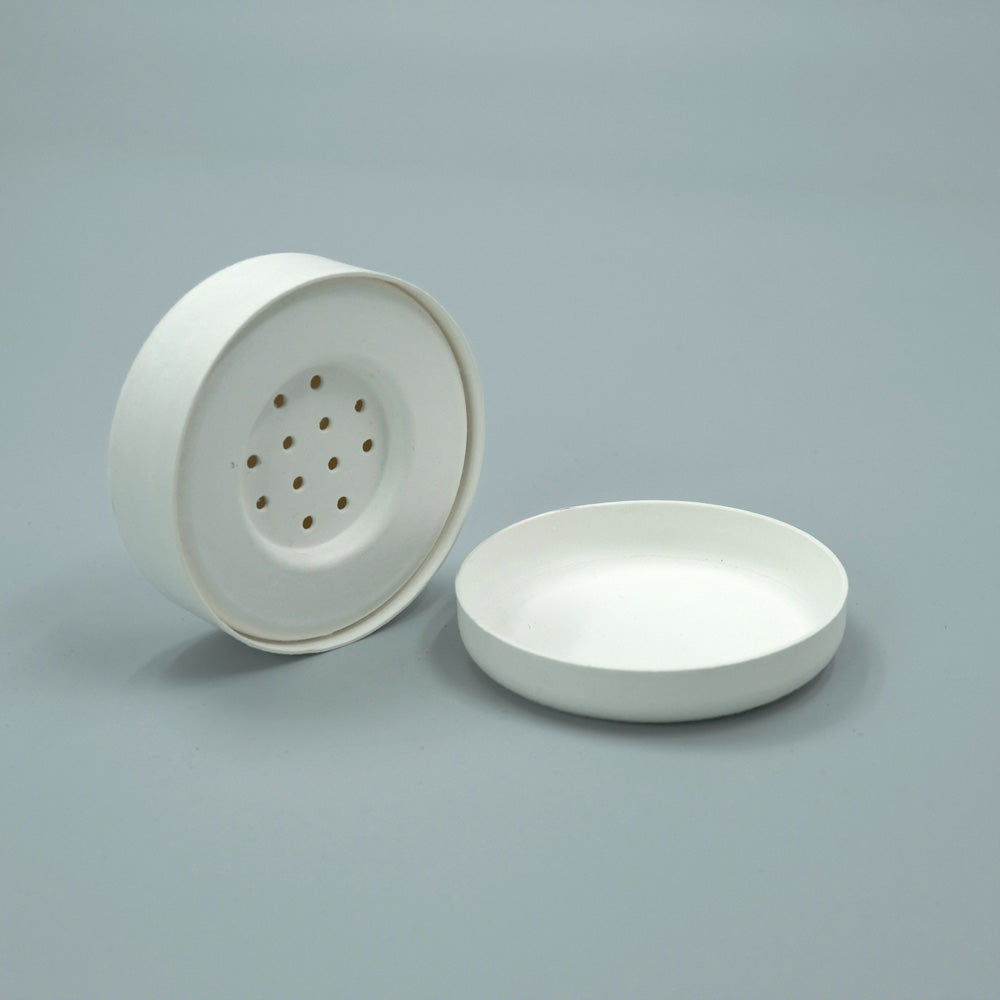 Biodegradable Powder Container OtaraPack | Biodegradable Sugarcane Paper Loose Powder Container ...