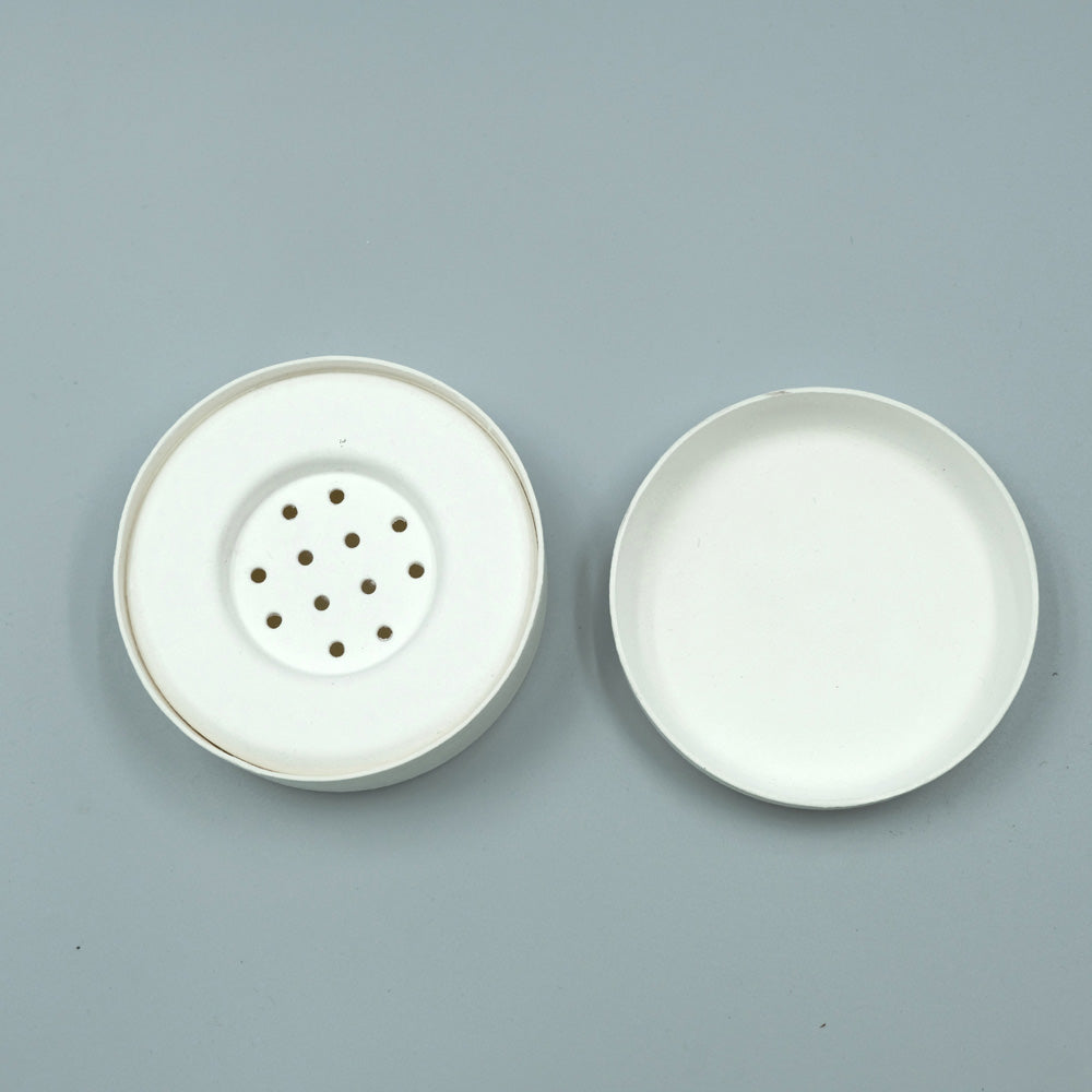 Biodegradable Powder Container OtaraPack | Biodegradable Sugarcane Paper Loose Powder Container ...