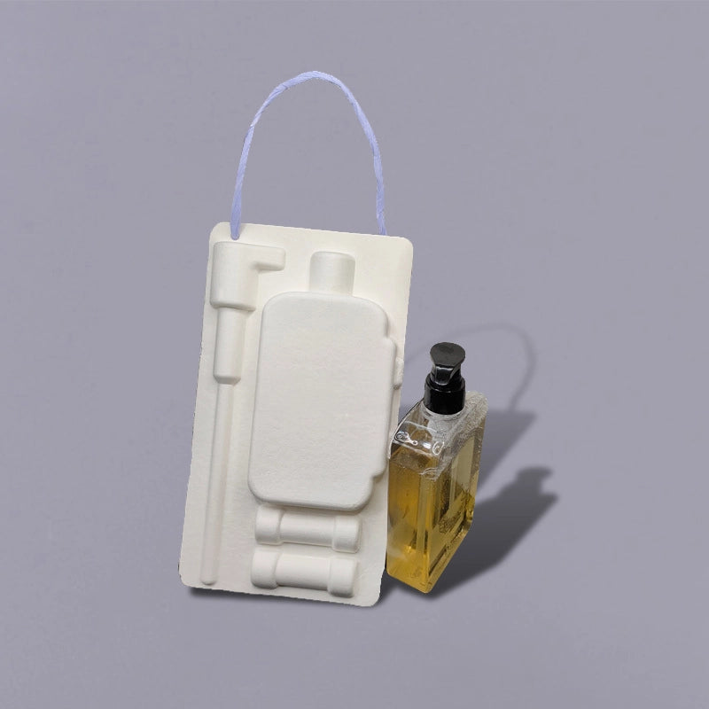 Hinged Pulp Tray Shower Gel Packaging with Handle - Otarapack