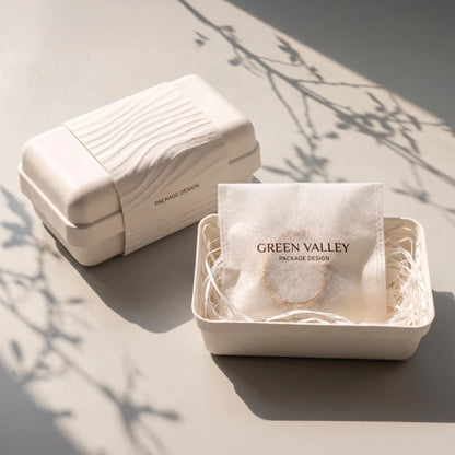 Rectangular Lid and Base Jewelry Watch Eco Friendly Box