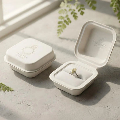 Biodegradable Jewelry Watch Eco Friendly Packaging Box