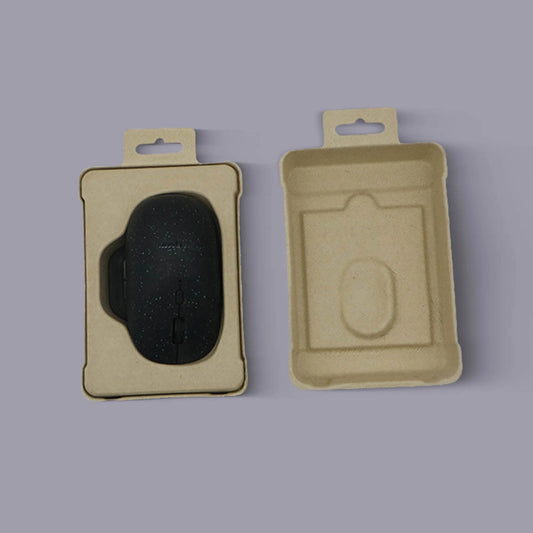 Sugarcane Molded Pulp Mouse Packaging
