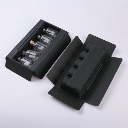 Sustainable Black Pulp Inserts for Skincare Bottles