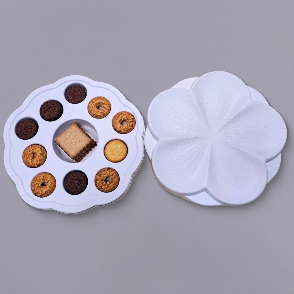 Molded Pulp Biscuit Storage Blossom-shaped Box