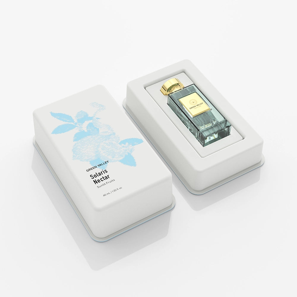 Blue Botanical Sustainable Perfume Packaging - Otarapack