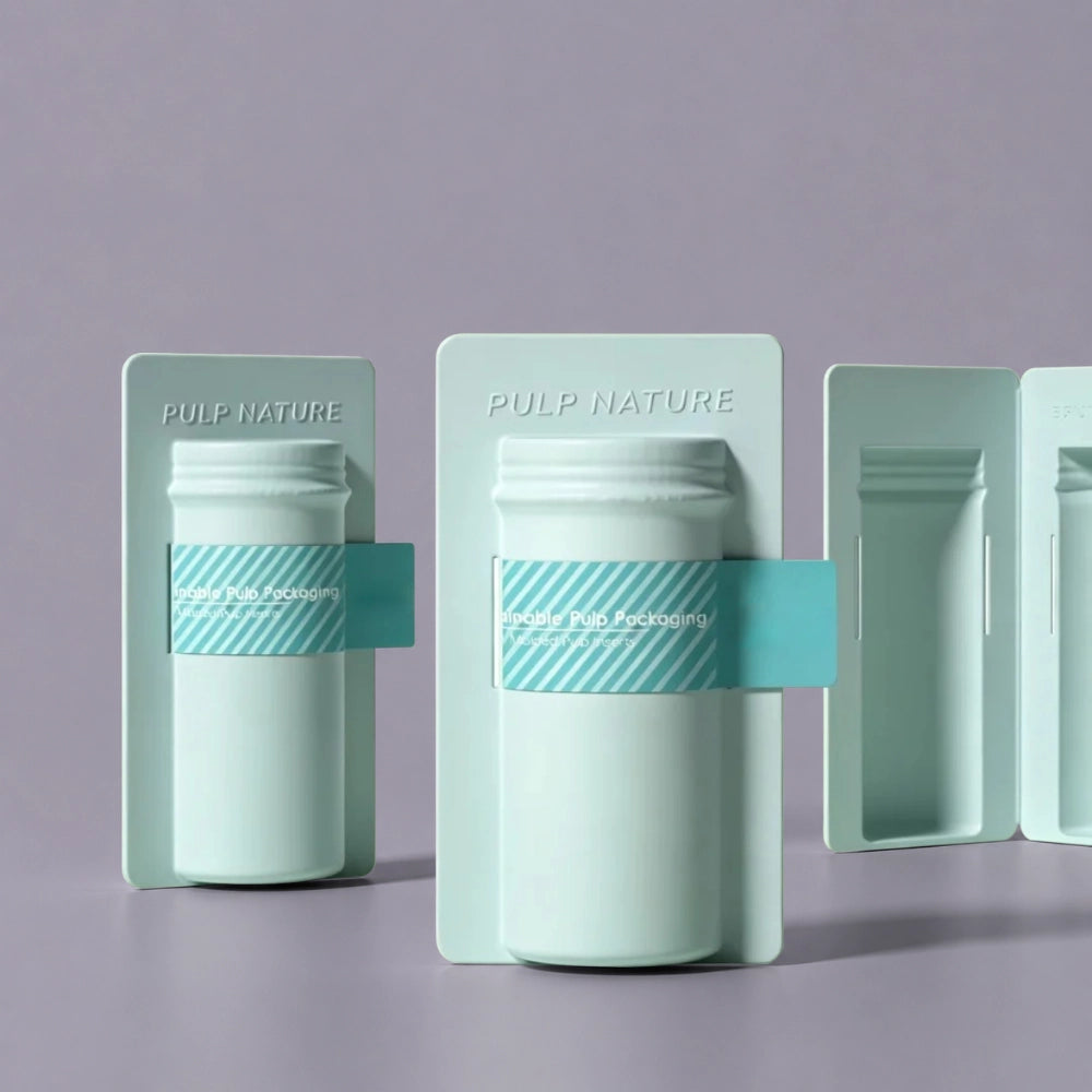 Blue Clamshell Mask Powder Bottle Packaging Suppliers