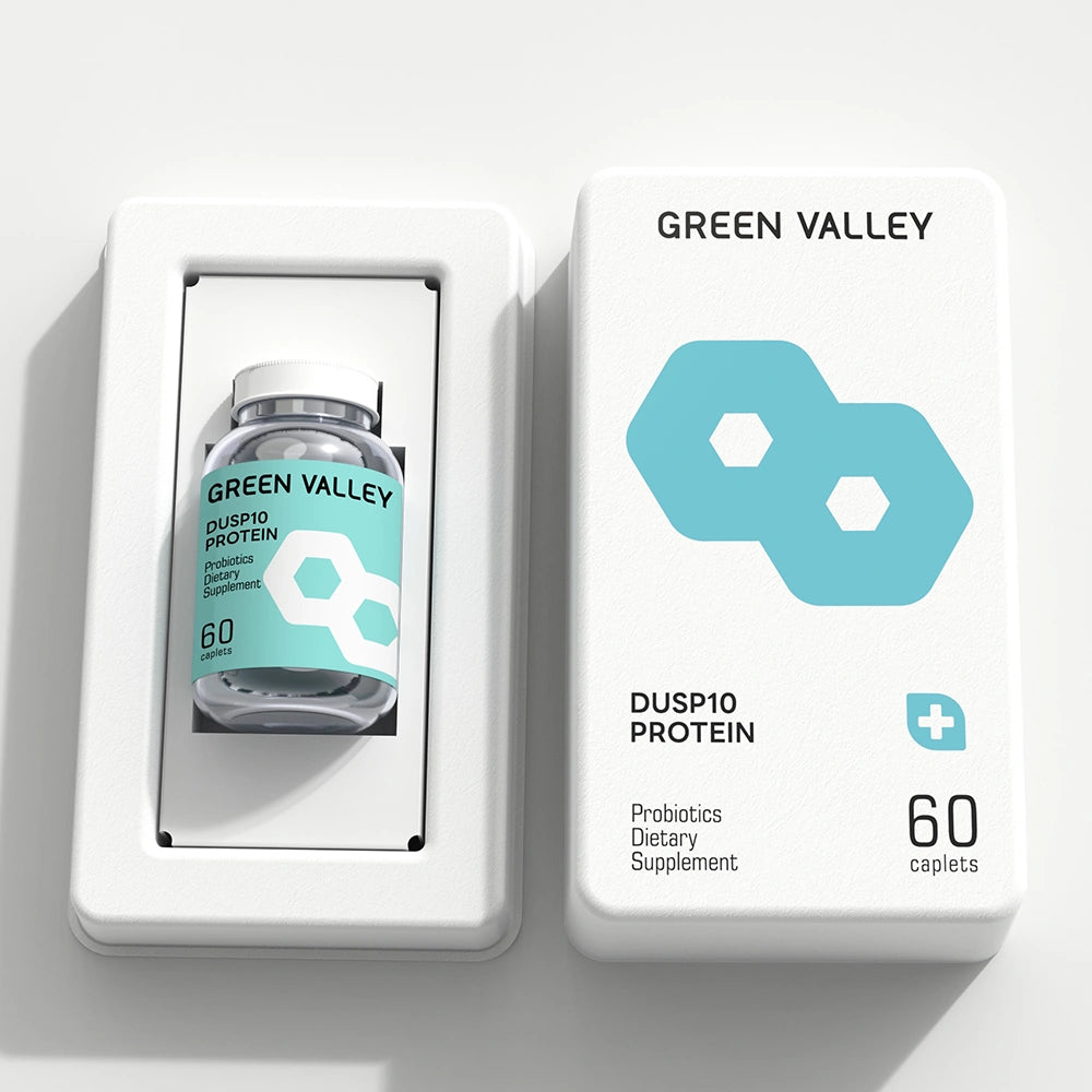 Luxury blue hexagon sustainable supplement packaging wholesale - Otarapack