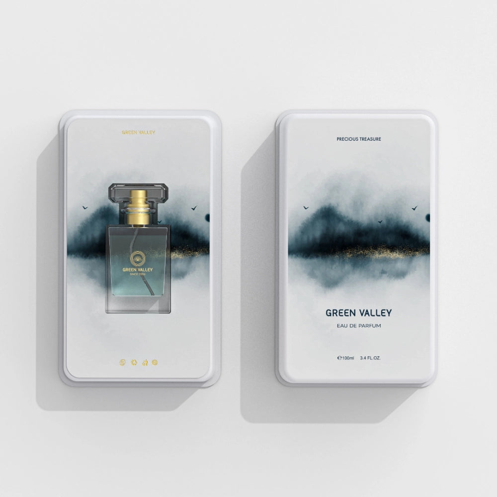 Wholesale Ink Wash Mountain Molded Pulp Perfume Box