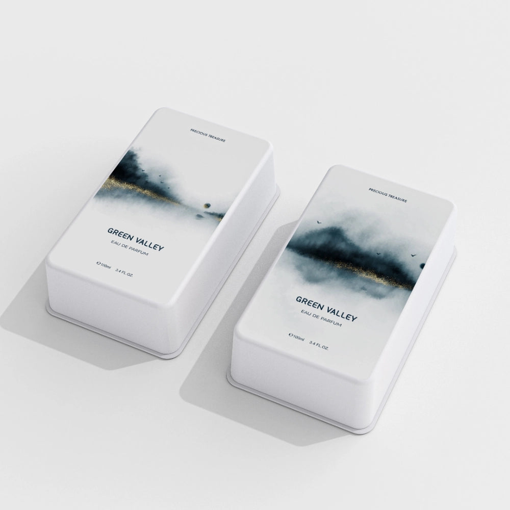 Wholesale Ink Wash Mountain Molded Pulp Perfume Box
