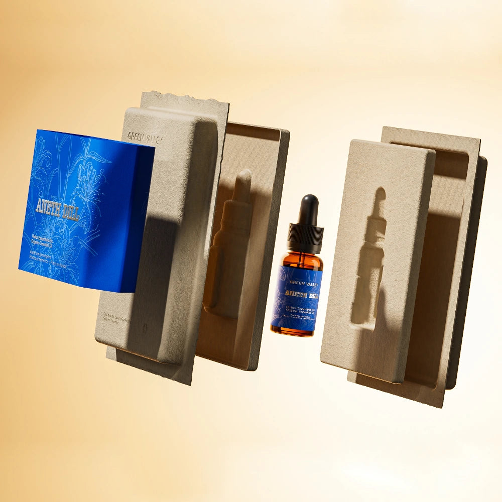 Blue Clamshell Essential Oil Packaging Wholesale