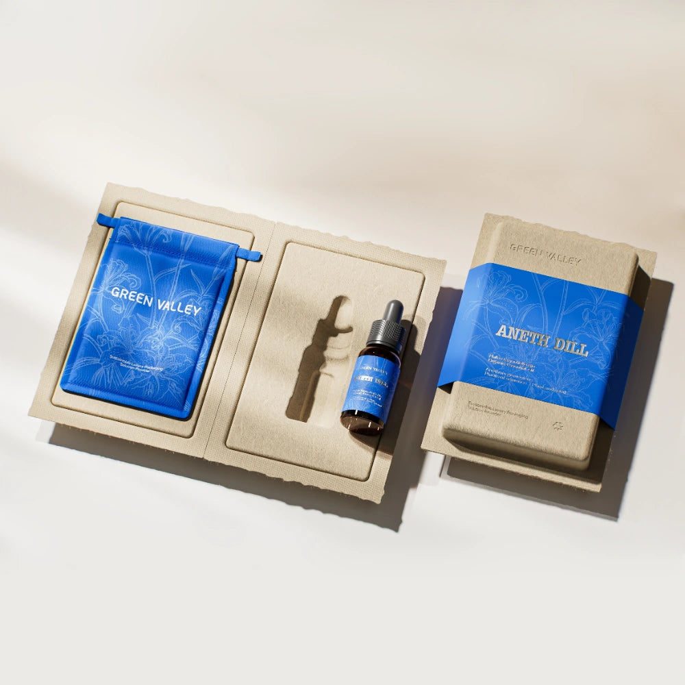 Blue Clamshell Essential Oil Packaging Wholesale