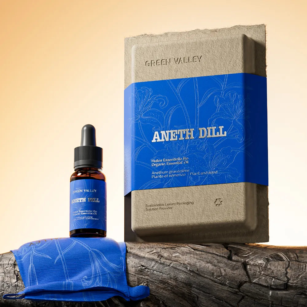 Blue Clamshell Essential Oil Packaging Wholesale