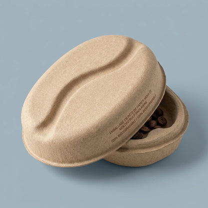 Coffee Bean Shape Design Eco Friendly Coffee Packaging